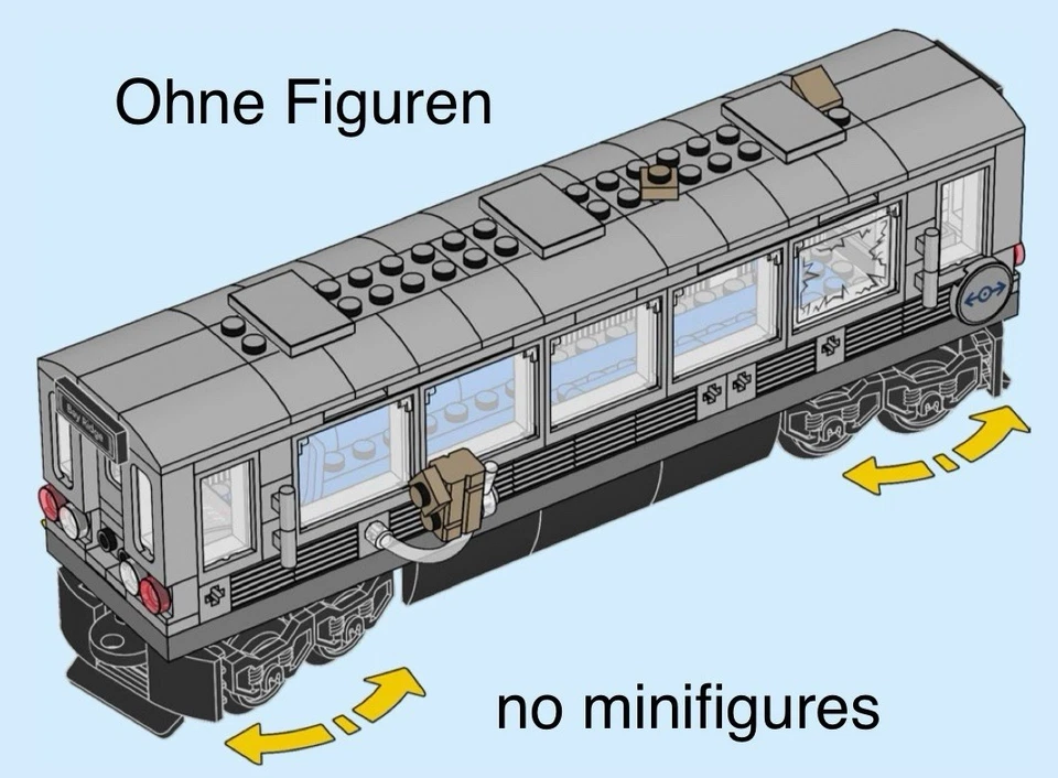 LEGO® Marvel Subway - U-Bahn Waggon aus Set 76321 Neu Ohne Minifiguren