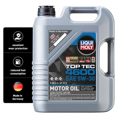 LIQUI MOLY Top Tec 4600 SAE 5W-30 | 5 L | Fully synthetic engine oil | SKU: 2...