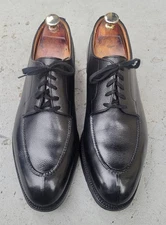 Poulsen Skone & Co.x Dunhill Black Grained Leather Split-Toe Derby sz 10 D US