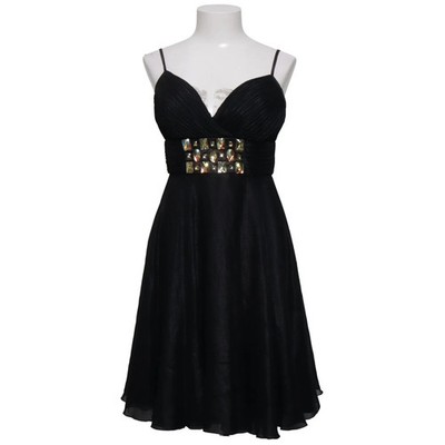 Cocktailkleid, Größe: 40, CECE FASHION, Schwarz, Polyester, Einfarbig #vAV