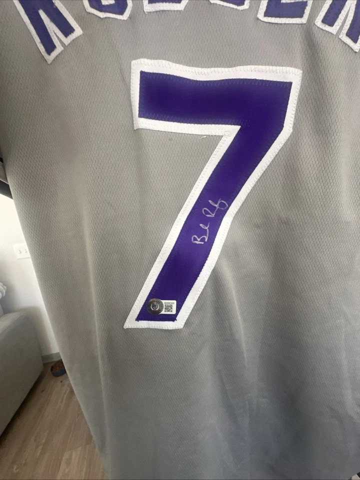 Camiseta deportiva personalizada firmada por Brendan Rodgers autógrafo certificación Beckett Foto 2 de 4