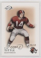 2011 Topps Gridiron Legends Orange 40/50 YA Tittle #165 HOF he0