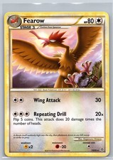 LP Fearow 15/95 Rare HGSS Unleashed Pokemon 2010