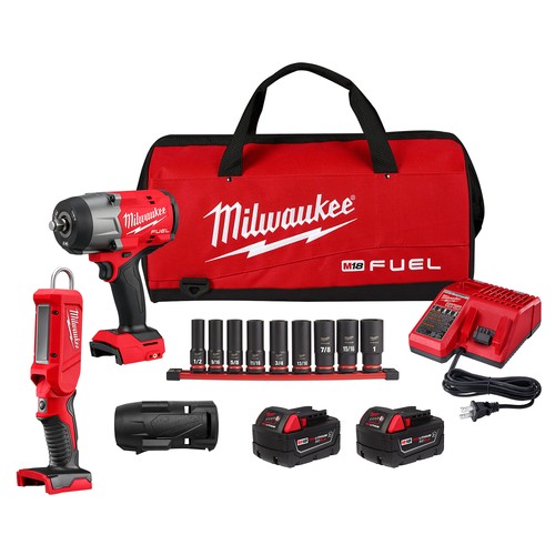 Milwaukee M18 FUEL 1/2in. High Torque Impact Wrench with Light Socket, Drive - Picture 7 of 7