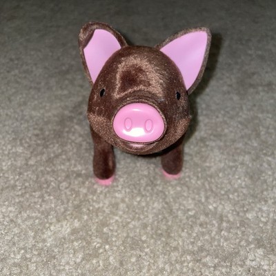 Toy Teck Teacup Piggies Piglet Fuzzy TalkingPig Doll WORKS