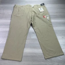 NEW Dockers Pants Mens 48x30 Khaki Comfort Knit Stretch Big & Tall Smart 360
