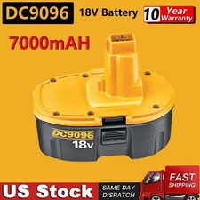 1 PACK 18V For Dewalt 18 VOLT 7.0AH XRP DC9096 DC9098 NiMh Battery DC9099 NEW