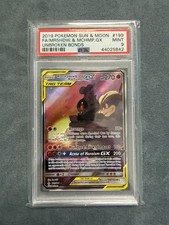 Marshadow & Machamp GX Full Art Holo PSA 9 Mint 199/214 Sm-Unbroken Bonds on eBay