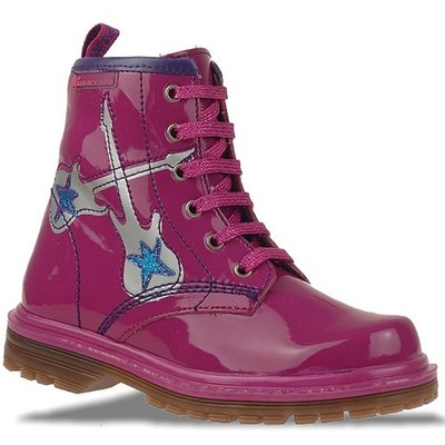 Agatha Ruiz de la Prada Lederboots Stiefel Mod.131971 in Pink Gr. 24-32