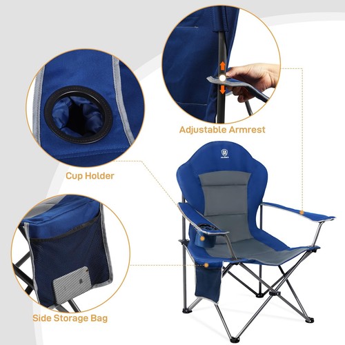 Camping Chairs, Lawn Chairs Outdoor Sports Chairs, Folding Chair Camping Chai... - Picture 6 of 7