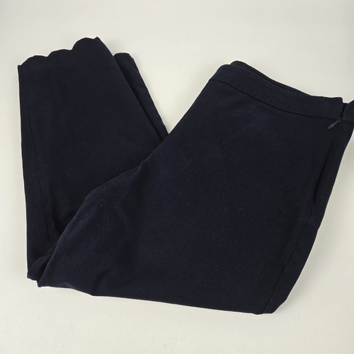 Pantalones ajustados elásticos negros al tobillo Talbots Chatham para mujer 14 - Imagen 4 de 6