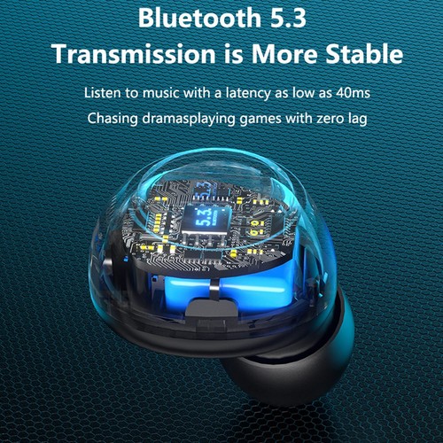 DX01 Bluetooth 5.3 KopfhöRer 8D Stereo Surround Sound LED Digital Displ5498 - Bild 6 von 8