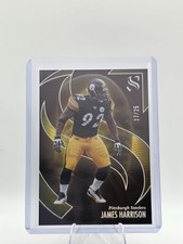 2025 Panini Silhouette James Harrison #65 Cracked Ice Parallel /25 Steelers SSP