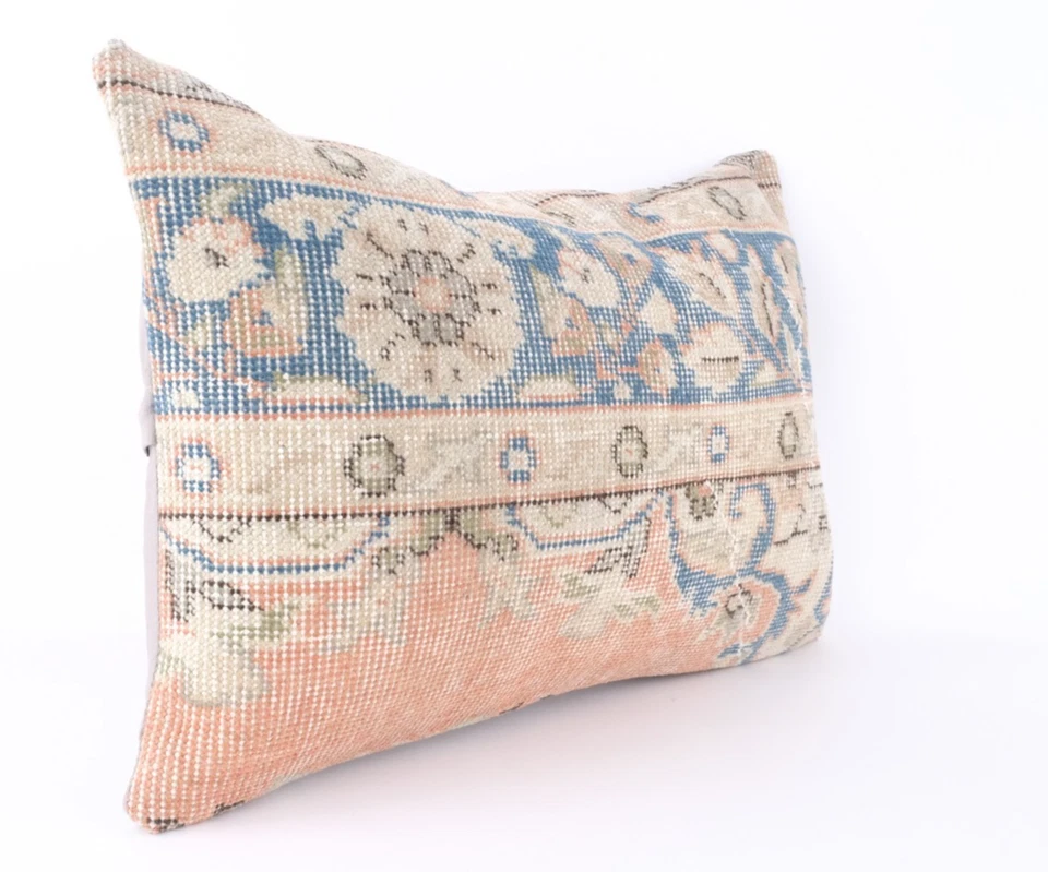 Ethnic Kilim Pillow Cover | 16x24 Turkish Kilim Pillowcase | Antique Cushion - Image 3 of 4