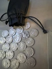 VINTAGE United States Coin Lot of 20 Buffalo Nickels 1913-1938 W/ Coin Purse