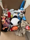 Huge 5lbs+ Mixed Plush Lot Some Vintage Ty Beanie Boos And More￼