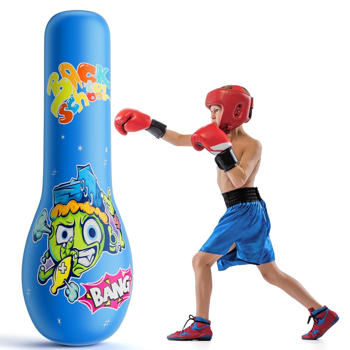 Punching Bag for Kids, 63 Inch Kids Punching Inflatable Kids
