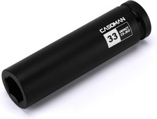 1 Drive 33mm Extra-deep Impact Socket 8-inch Long 6-point Metric Cr-mo