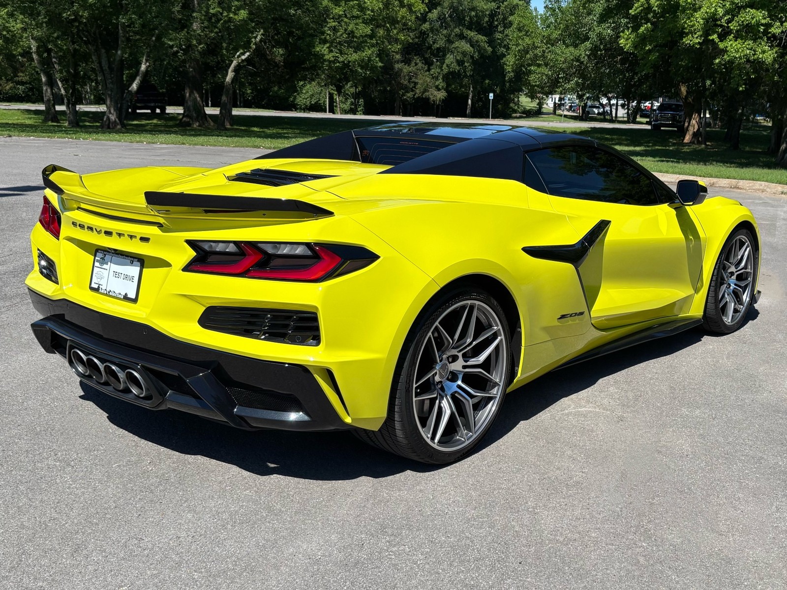 2024 Accelerate Yellow Metallic Chevrolet Corvette   | C8 Corvette Photo 3