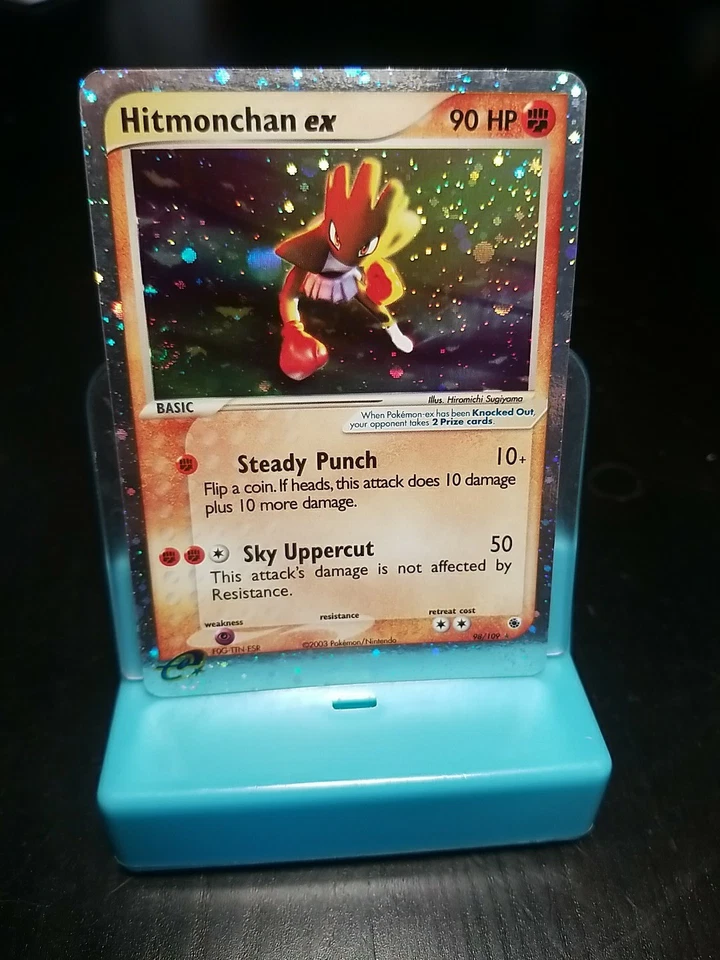 Pokémon TCG - Hitmonchan ex 98/109 - Ultra Rare - Ex Ruby & Sapphire [Near Mint] - Image 3 of 4