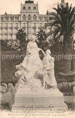 Nice Alpes Maritimes Monument de S. M. la Reine Victoire