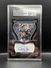 #CAN-IBR Isaac Bruce 2025 Panini Certified Auto /1 Canton Signatures Black Etch
