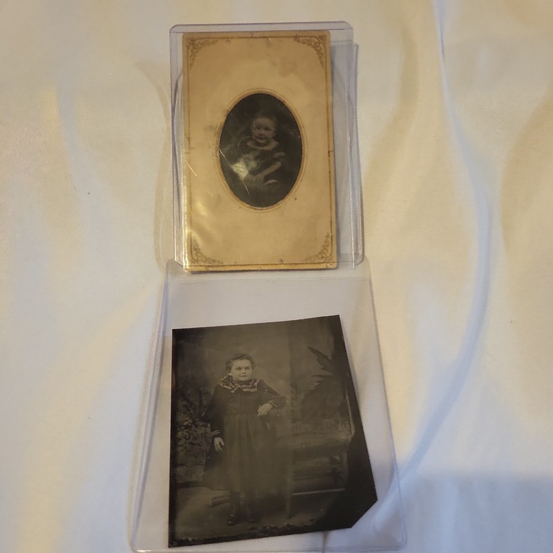 Lot of Tintype Photos Not Sure on the Date Great Condition