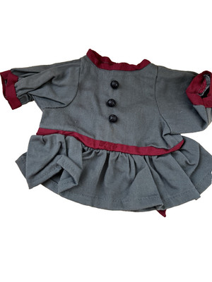 Tender Heart Treasures Doll Dress 1994 & Red/Gray