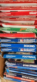 Mattel Intellivision Super Pro Console + 30 Game Bundle TESTED WORKING 