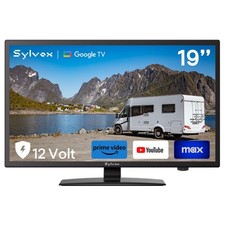 SYLVOX 19" Smart Google TV 12V RV TV DC 9-36V No DVD-Combo Vehicle series