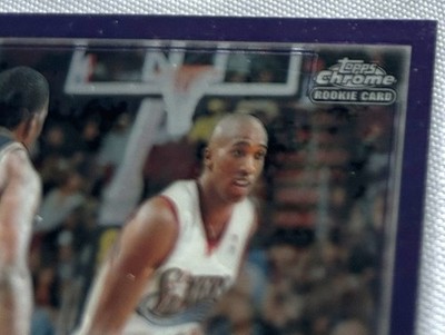 2000-01 Topps Chrome Basketball Craig Speedy Claxton 76ers Rookie