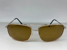 Eagle Eyes Navigator Full Gold Rim Aviator Sunglasses 14100 6535 Flex TriLenium