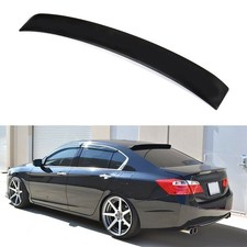 Rear Roof Spoiler Fits Honda Accord Sedan 2013-2017 Matte Black Abs