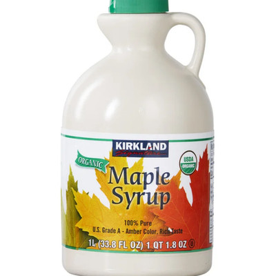 Kirkland Signature Organic Pure Maple Syrup Grade A Pancake Waffle French Toast