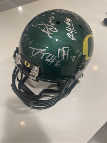 2012 Oregon Ducks Football Helmet Team Signed Autographed JSA Auto full Size - Picture 1 of 10