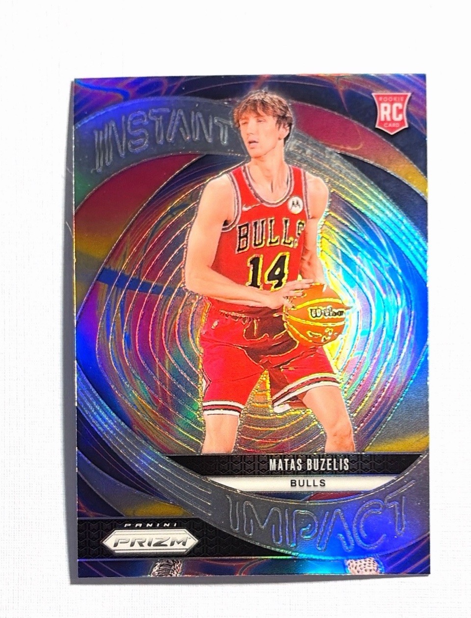 Matas Buzelis ~ 2024-25 Panini Prizm ~ Rookie Silver Prizm #14 Instant Impact