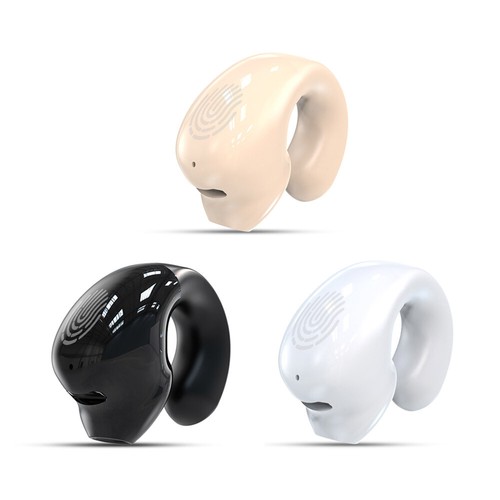 Auriculares individuales inalámbricos Bluetooth 5.3 con clip para oreja Auriculares Control táctil - Imagen 4 de 24