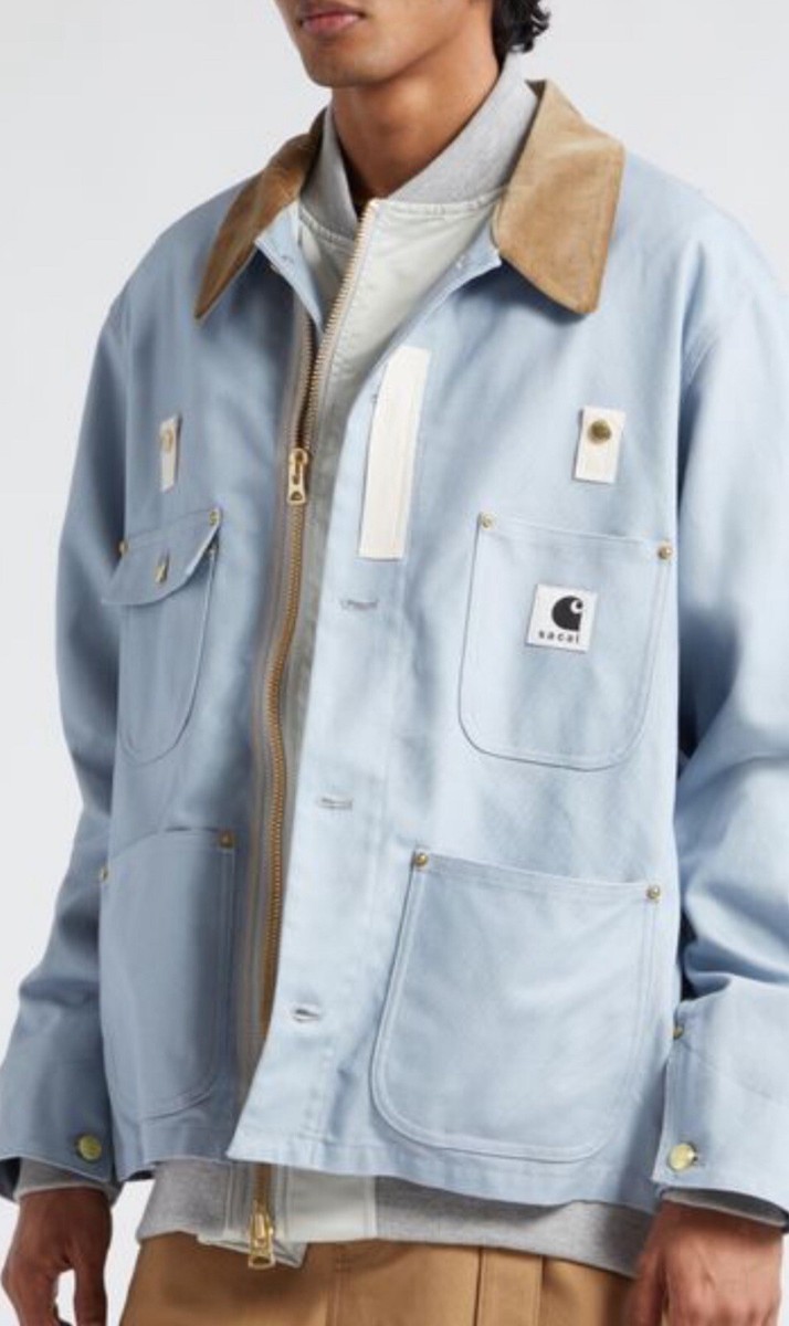sacai × Carhartt WIP 23AW Michigan size2 Sacai - Sacai X CARHARTT WIP KNIT JACKET MICHIGAN | HBX