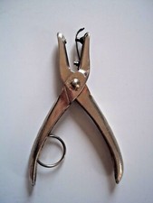 Vintage Metal PAPER HOLE PUNCH Heart BRAND 5" X 2.5" Made In U.S.A. Card Suits