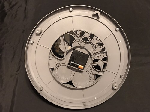 Reloj de pared May Time exterior/interior impermeable, silencioso sin marcar 13,5" decoración - Imagen 2 de 2
