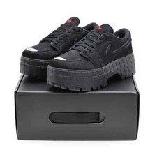 IB7210-006 Nike Air Jordan 1 Brooklyn Low Black (Damen)