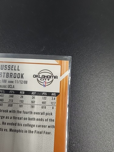 2008-09 Upper Deck MVP Russell Westbrook #204 PSA 10 GEM MT Rookie RC - Picture 5 of 9