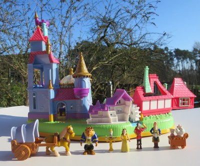 Mini Polly Pocket Disney Belle Beauty and the Beast  % Komplett Bluebird