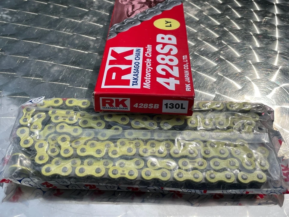 Kit Chaîne pour Hyosung RT 125 Karion, 03-06, City Sentier, 13-48-130, Jaune - Photo 2/4