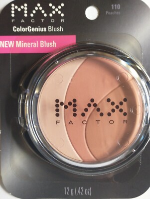Max Factor ColorGenius Mineral Blush Peaches 110 Pressed Powder