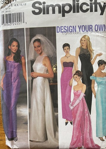 Simplicity 9504 Wedding Prom Bridesmaid Dress design your sewing ...
