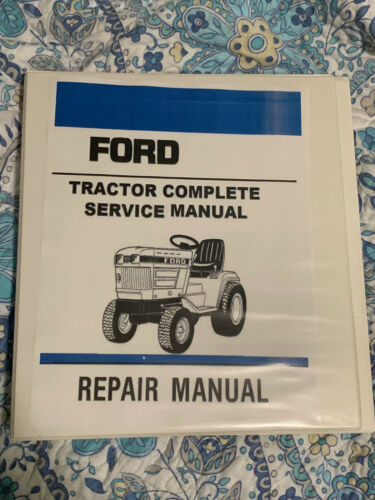 Ford 100 120 125 145 165 195 lawn Garden Tractor SERVICE Manual Workshop Binder - Picture 1 of 3