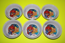 Marvel Spider-Man Spider Sense LOT OF 6 Children's Melamine Bowls 2011 NWT