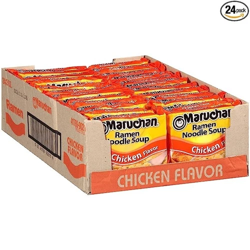 Maruchan Ramen Chicken, 3 Ounce Pack of 24