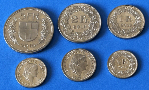 Switzerland - Coin Collection - Year 2010 (6 coins) - Bild 1 von 15